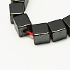 Non-magnetic Synthetic Hematite Beads Strands G-S079-6mm-1
