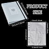 25Pcs A5 PP Loose Leaf Card Ticket Storage Bag AJEW-NB0005-44-2