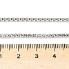 Tarnish Resistant 201 Stainless Steel Box Chains Necklaces NJEW-L416-02-2.5mm-2