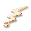 Brass Charms KK-Y003-08G-4
