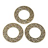 Tibetan Style Alloy Linking Rings TIBE-Q035-055AB-NR-4
