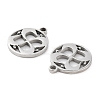 316 Surgical Stainless Steel Charms STAS-Q314-05P-2