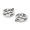 Non-Tarnish 316 Surgical Stainless Steel Charms STAS-Q314-05P-2
