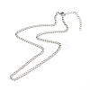 Non-Tarnish 304 Stainless Steel Curb Chain Necklaces NJEW-JN03637-2