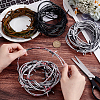 4Pcs 4 Colors Halloween Plastic with Iron Inside Fake Barbed Wire Garlands for Party Home Decoration Crafts KY-GA0001-40-3