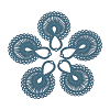 430 Stainless Steel Filigree Pendants LS-X-STAS-S108-22A-1