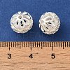 Rack Plating Brass Pave Cubic Zirconia Beads KK-M285-32A-S-3