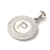 304 Stainless Steel Pendants STAS-I204-P-P-2