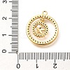 Brass Micro Pave Cubic Zirconia Pendants KK-G519-05G-06-3