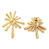 Ion Plating(IP) 304 Stainless Steel Stud Earrings EJEW-G395-30G-1