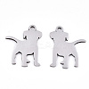 Non-Tarnish 201 Stainless Steel Pendants X-STAS-S081-050-2