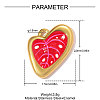 Printed 304 Stainless Steel Pendants STAS-OY011-84G-2