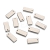 Tarnish Resistant 304 Stainless Steel Stamping Blank Tag Pendants STAS-S028-05-1