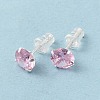 Cubic Zirconia Diamond Stud Earrings STER-M105-01C-S-5
