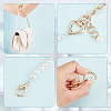 2Pcs 2 Colors ABS Imitation Pearl Bag Chain FIND-WR0004-49-2
