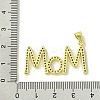 Mother's Day Real 18K Gold Plated Brass Micro Pave Cubic Zirconia Pendants KK-H472-06C-G01-3