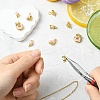 10Pcs 5 Styles Rack Plating Brass Enamel Charms KK-CJ0002-97-5