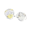 Electroplated Glass Beads GLAA-G119-01J-2