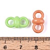 UV Plating Opaque Acrylic Links/Connector Charms SACR-T017-66M-3