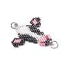 Glass Seed Beaded Links Connector Charms PALLOY-MZ01045-3