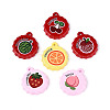 Printed Opaque Acrylic Pendants MACR-N018-12-2