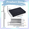 Plastic & Iron Alligator Clip Sticks & Base Set AJEW-OC0005-22-2