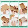 Foldable Paper Drawer Boxes with Clear Plastic Cover CON-WH0095-68A-05-4