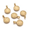 304 Stainless Steel Pendants Ion Plating(IP) STAS-O065-18-1