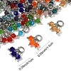 48Pcs 12 Colors Imitate Austrian Crystal Bicone Glass Pendants PALLOY-YW00070-3