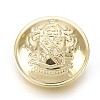 Brass Shank Button BUTT-WH0009-01G-1