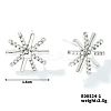 French Style Sunflower Stud Earrings with Rhinestones YY5133-1-1