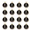 Golden Plated Alloy Charms X-ENAM-S118-02I-2