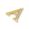Rack Plating Brass Micro Pave Cubic Zirconia Pendant KK-H449-76G-19-3