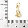 Brass Pendants ZIRC-I356-04G-03-3