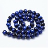 Natural Tiger Eye Beads Strands X-G-F561-8mm-B02-2