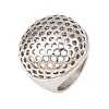 304 Stainless Steel Open Cuff Rings RJEW-D336-05P-2