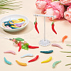 30Pcs Handmade Porcelain Pendants PORC-SC0001-54A-4