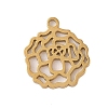 304 Stainless Steel Pendants STAS-S139-06G-05-1