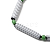 Handmade Lampwork Chevron Beads LAMP-Z019-01-14-3
