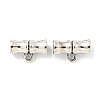 Tibetan Style Alloy Tube Beads FIND-M011-15C-AS-1