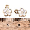 Alloy Enamel Charms ENAM-S022-01F-3