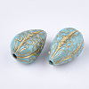 Plating Acrylic Beads X1-PACR-T008-07B-2