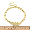 Brass Micro Pave Cubic Zirconia Link Bracelets BJEW-S158-13G-A-5