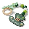 Saint Patrick's Day Wood Pendant Decoration LS-HJEW-G023-02B-3
