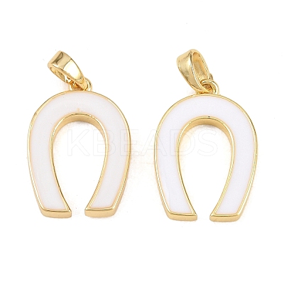 Brass Enamel Pendants KK-H262-04G-1