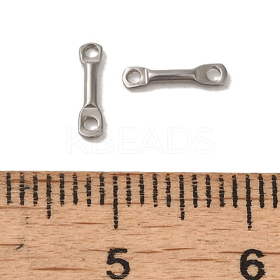 Non-Tarnish 304 Stainless Steel Connector Charms STAS-Q323-04A-P-1