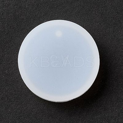 Flat Round Pendant Silicone Molds DIY-K047-05-1