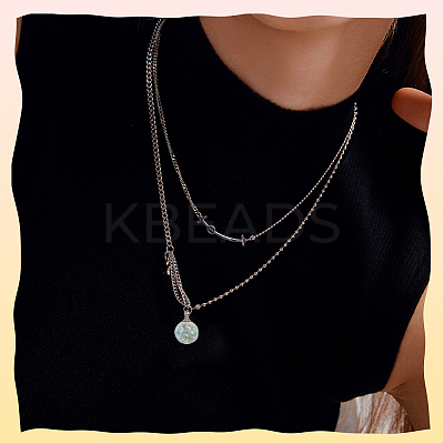 DIY Necklace Making Kits DIY-SC0030-95C-1