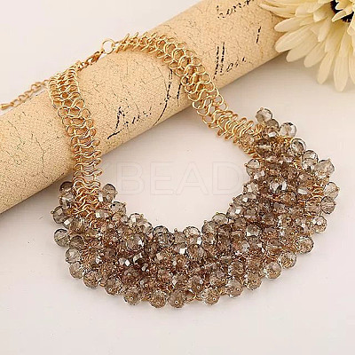 Alloy Bib Neckalces for Women FS-WG98D6E-09-1