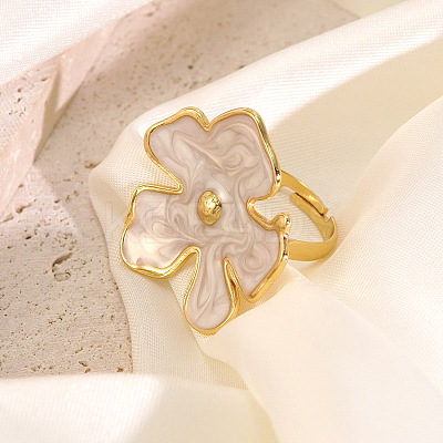304 Stainless Steel Enamel Finger Rings WG2CA2D-01-1